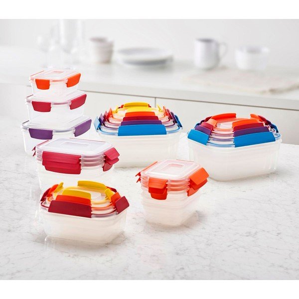 Kompaktiškas 4 Joseph Joseph Nest Lock indų rinkinys-image-3