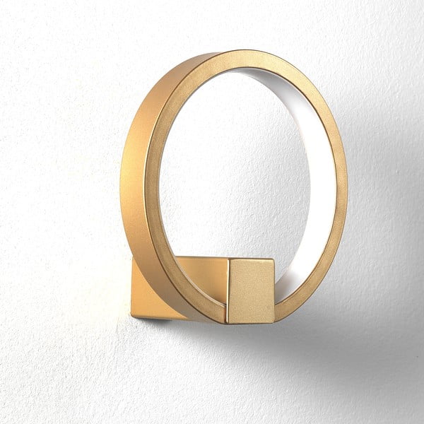 Sieninis šviestuvas aukso spalvos Tomasucci Ring, ø 15 cm