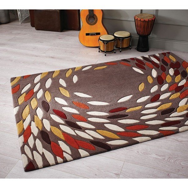 Kilimų kilimai Flair Kilimai Swirl Ochre/Red, 160 x 230 cm-image-1