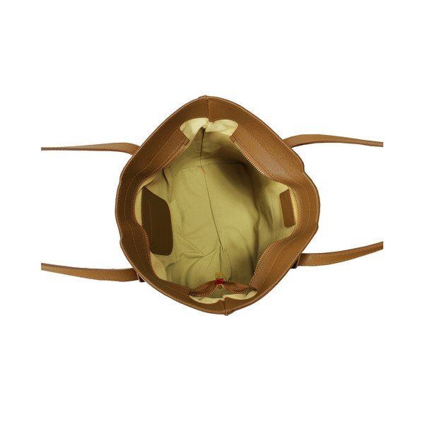 Ruda odinė rankinė Lampoo Kappa-image-1