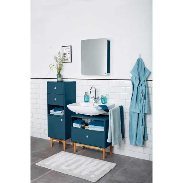 Aukšta/pakabinama vonios daiktadėžė smaragdinės spalvos 40x100 cm Color Bath – Tom Tailor-image-1