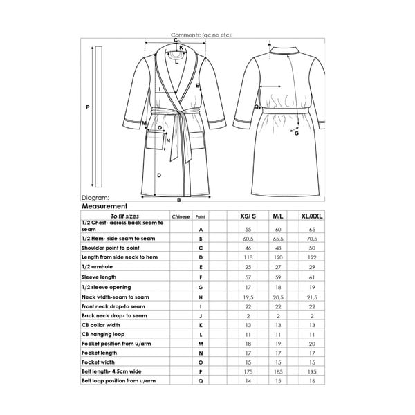 Iš medvilnės chalatas rožinės spalvos M/L Terry – HIP-image-1