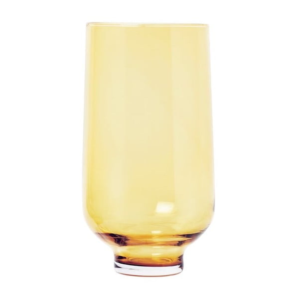 2 geltonų "Blomus Flow" stiklinių rinkinys, 400 ml