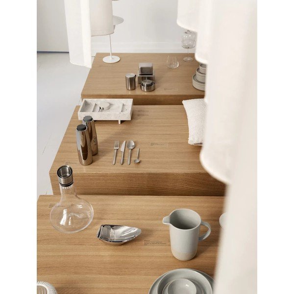 Juodos spalvos desertinės šakutės iš nerūdijančio plieno 4 vnt. 4 žmonėms Stella – Blomus-image-1