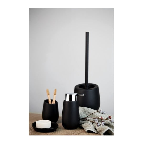 Juodas keraminis muilo dozatorius Wenko Badi-image-2