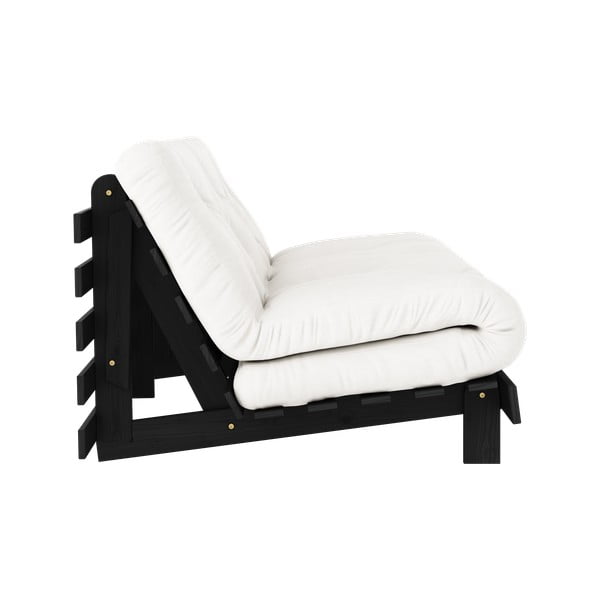 Sulankstoma sofa kreminės spalvos 160 cm Roots Black Night – Karup Design-image-4