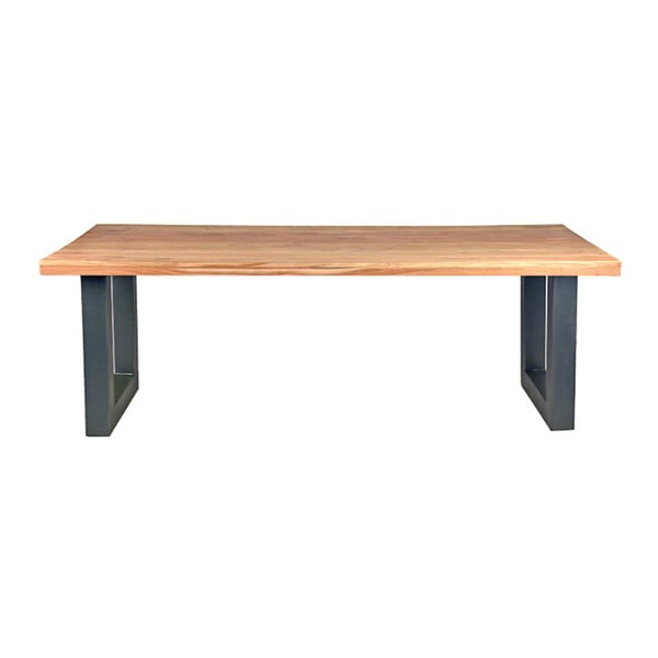 Valgomojo stalas su akacijos medienos stalviršiu LABEL51 Milaan, 200 x 95 cm