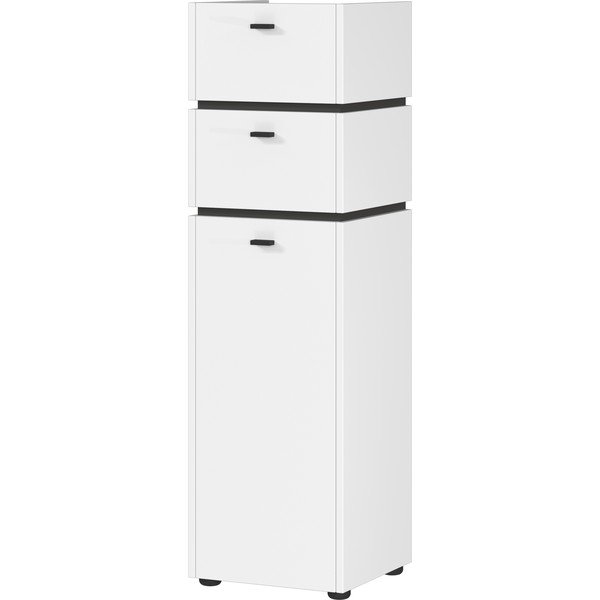 Balta aukšta vonios kambario spintelė 34x117 cm Modesto - Germania-image-2