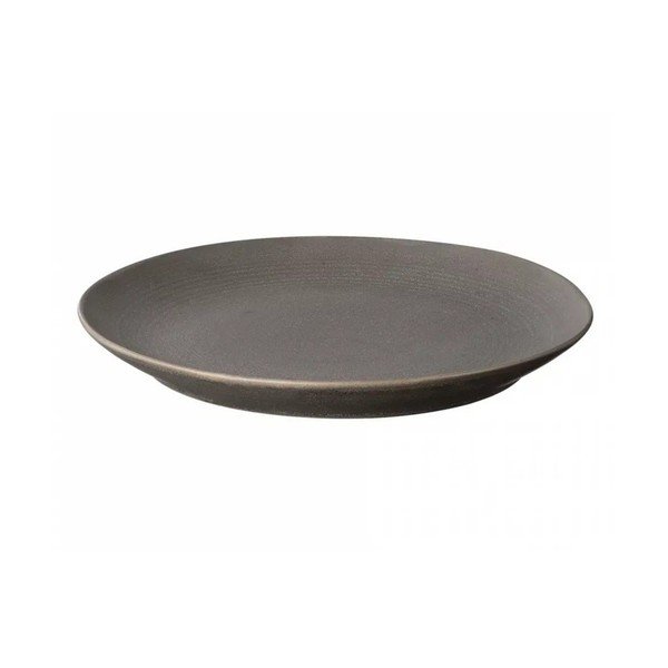 Tamsiai rudos spalvos iš keramikos lėkštė ø 26 cm Kumi – Blomus