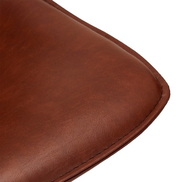 Šviesiai rudos spalvos iš dirbtinės odos baro taburėtės 2 vnt. (sėdynės aukštis 70 cm) Isabel – Furnhouse-image-1