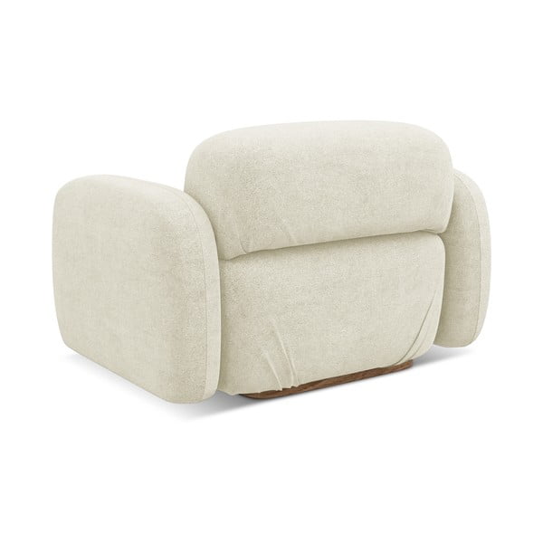 Kreminės spalvos iš boucle modulinė sofos dalis Ailani – Makamii-image-4
