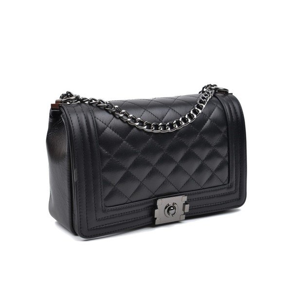 Juoda odinė rankinė Anna Luchini Masika-image-2