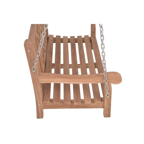 Medžio masyvo sodo supamasis suoliukas natūralios spalvos Latoa – Garden Pleasure-image-3