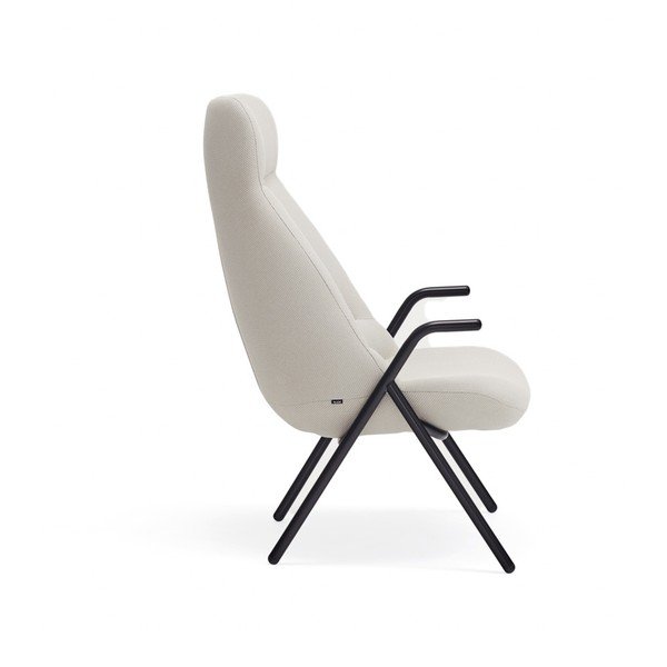 Baltas krėslas Teulat Dins, aukštis 114 cm-image-3