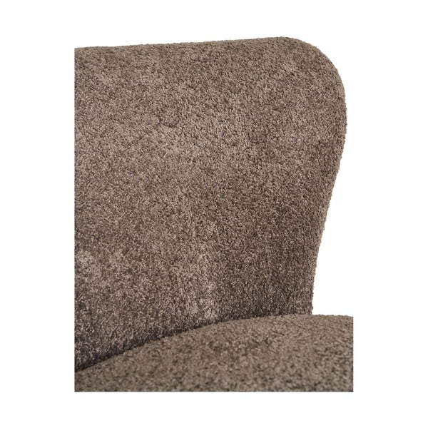 Iš boucle krėslas rudos spalvos Covelo – House Nordic-image-4