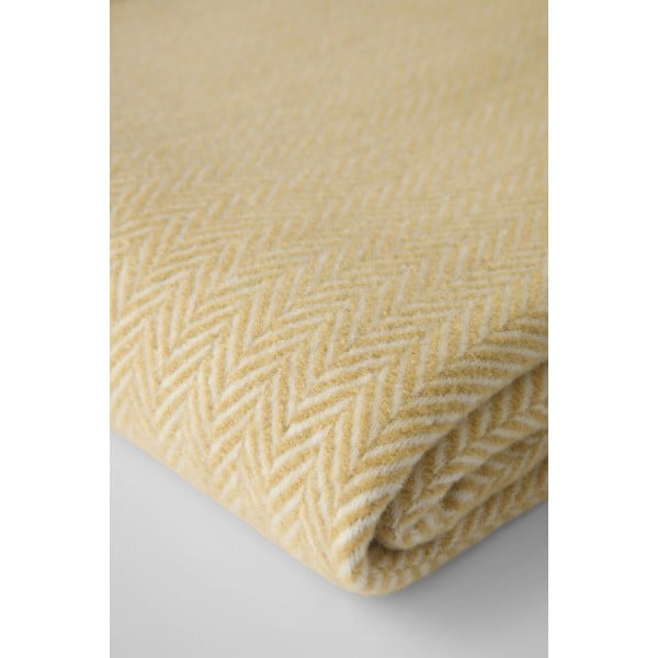 Pilkai rudas medvilninis pledas Euromant Skyline, 140 x 180 cm-image-1