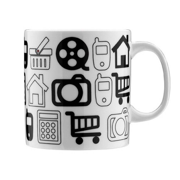 Porcelianinis puodelis Ikonos, 275 ml