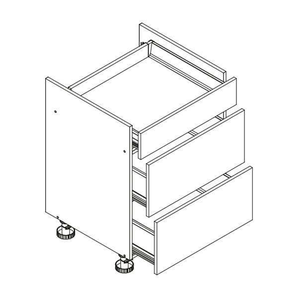 Apatinė virtuvės spintelė (plotis 40 cm) Kai – STOLKAR-image-4