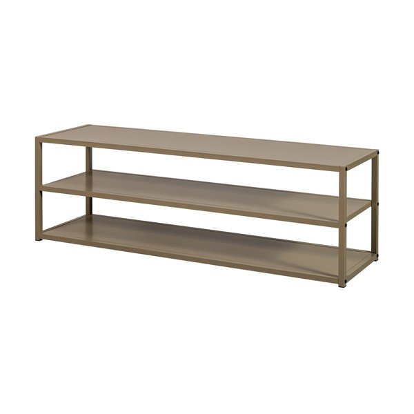Taupe spalvos TV spintelė iš metalo 120x40x35 cm Teun – WOOOD-image-2