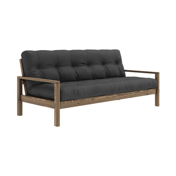 Sulankstoma sofa tamsiai pilkos spalvos 205 cm Knob – Karup Design-image-3