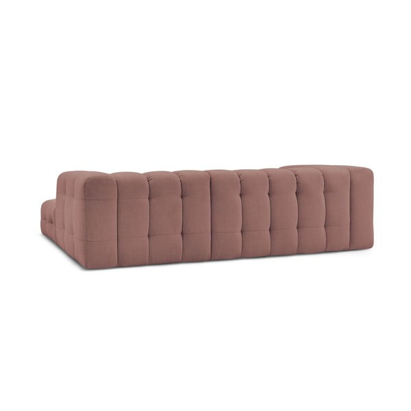 Kampinė sofa šviesiai rožinės spalvos (su dešiniuoju kampu) Cloud – Bobochic Paris-image-4