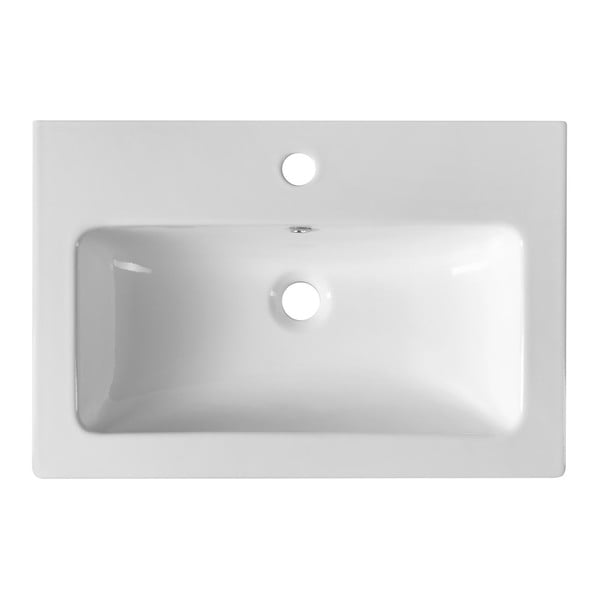 Iš keramikos praustuvas baltos spalvos 60x40 cm Practico – Sapho-image-3