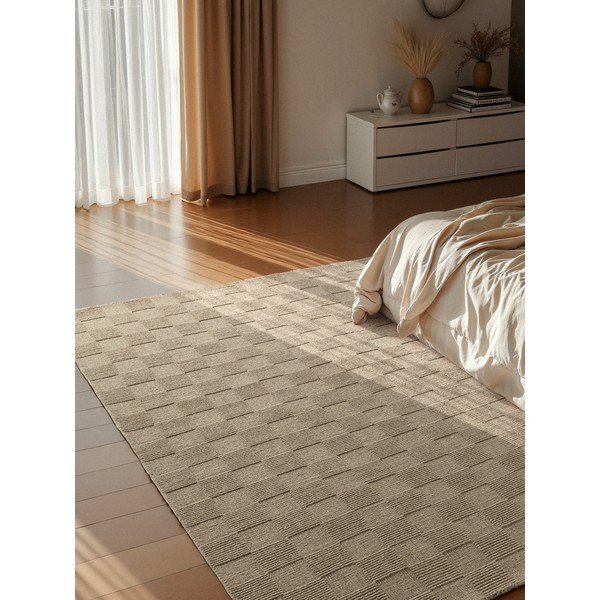 Rankų darbo smėlio spalvos iš vilnos kilimas 160x230 cm Scala – Villeroy&Boch-image-1