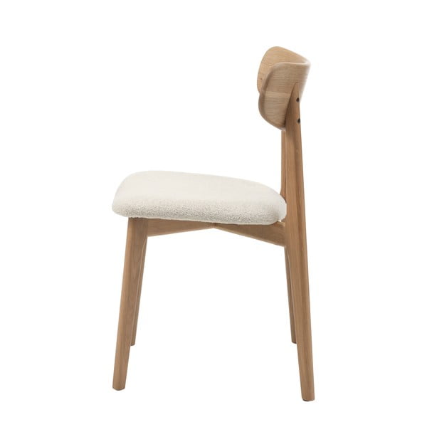 Valgomojo kėdė kreminės spalvos/natūralios spalvos Elim – Unique Furniture-image-4