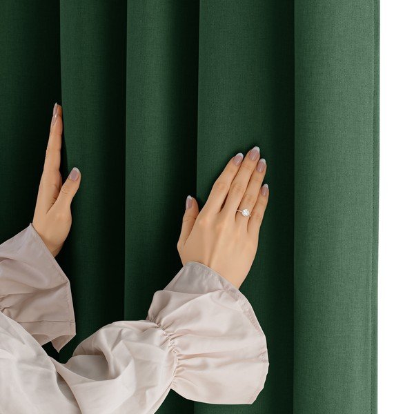 Tamsiai žalios spalvos pritemdymas (dalinis užtemimas) užuolaida Calisto – Filumi-image-4