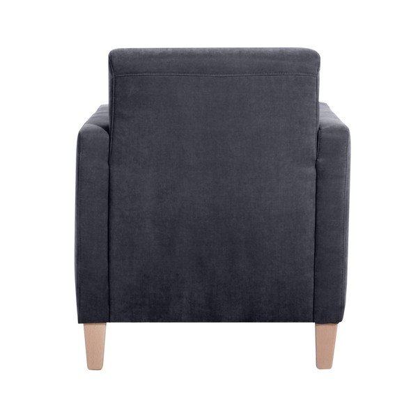 Antracito spalvos fotelis "Max Winzer Milla Velor-image-2