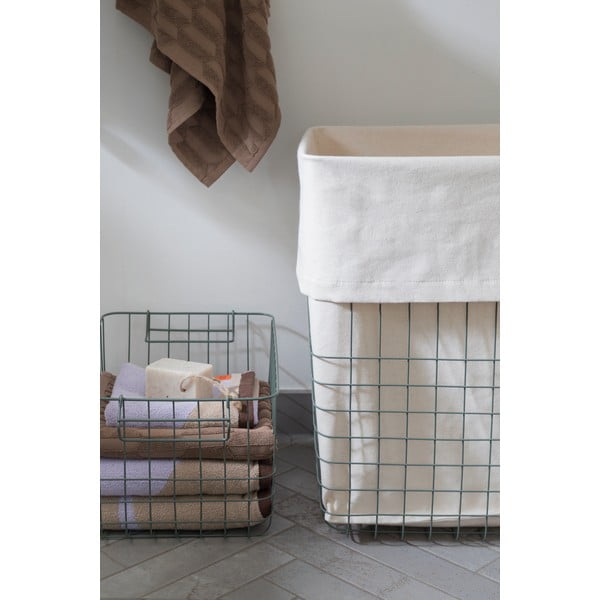 Iš metalo/iš tekstilės skalbinių krepšys žalios spalvos 64 l Store-It – Mette Ditmer Denmark-image-1
