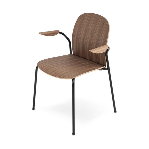 Valgomojo kėdė konjako rudos spalvos/natūralios spalvos iš riešutmedžio Book – Gazzda