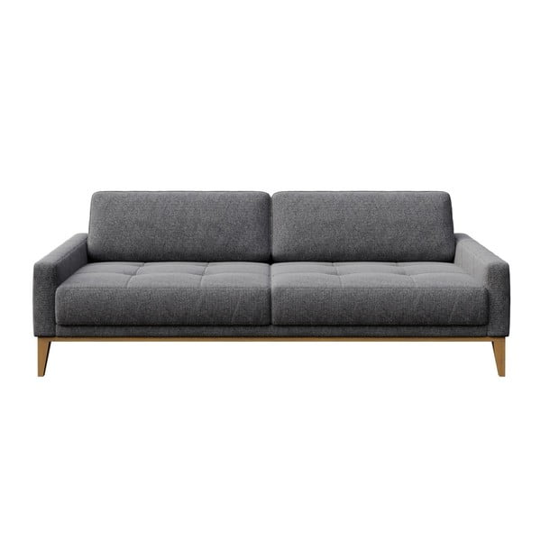 Šviesiai pilka MESONICA Musso Tufted sofa, 210 cm