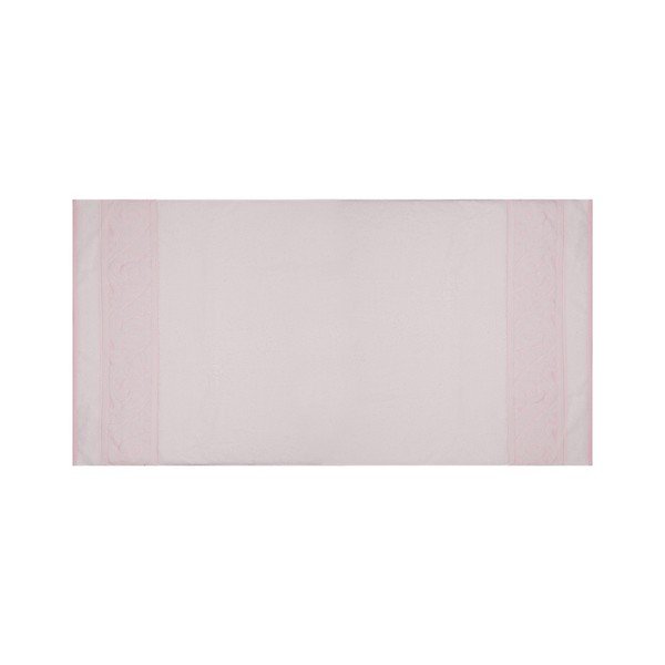 2 šviesiai rožinių medvilninių vonios rankšluosčių rinkinys "Ghunna", 70 x 140 cm-image-2