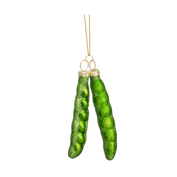 Iš stiklo eglutės papuošimas Peas – Sass & Belle