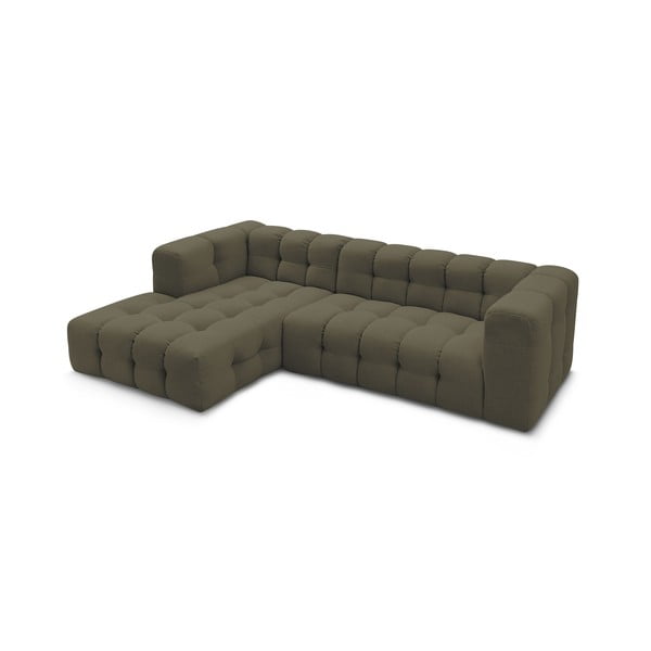 Kampinė sofa žalios spalvos Cloud – Bobochic Paris-image-4