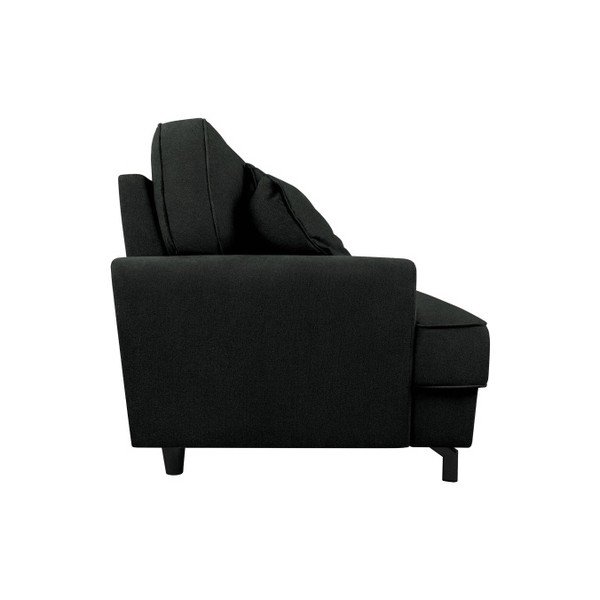 Juoda trijų vietų sofa "Kooko Home Salsa-image-3