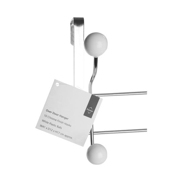 Iš metalo durų pakaba sidabrinės spalvos 40,5 cm Jaxen – Premier Housewares-image-2