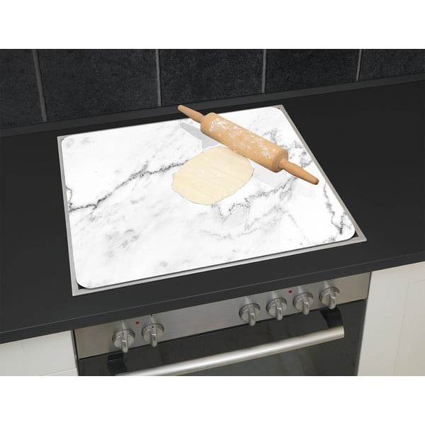 Iš grūdinto stiklo aksesuaras viryklei 50x56 cm Marble – Wenko-image-3