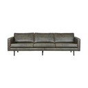 Tamsiai žalios spalvos iš dirbtinės odos sofa 277 cm Rodeo – WOOOD