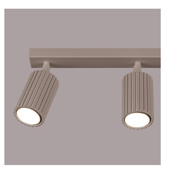 Taupe spalvos iš metalo taškinis šviestuvas 6,5x45 cm Gleam – Sollux-image-4