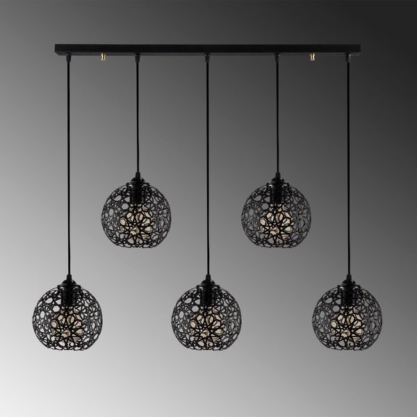 Kabantis šviestuvas juodos spalvos ø 17 cm Fellini – Opviq lights-image-1