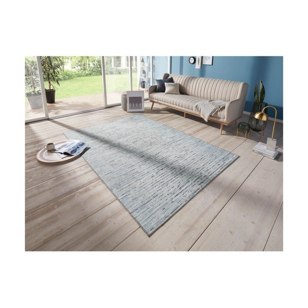 Antracito mėlynos spalvos lauko kilimas "Elle Decoration Curious Laval", 77 x 150 cm-image-4