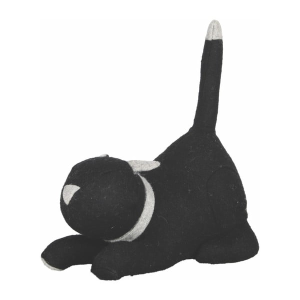 Juodos spalvos durų stotelė Esschert Design Cat
