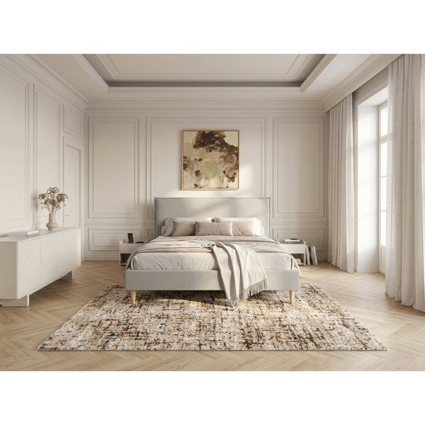 Pilka dvigulė lova Bobochic Paris Sary Dark, 180 x 200 cm-image-3