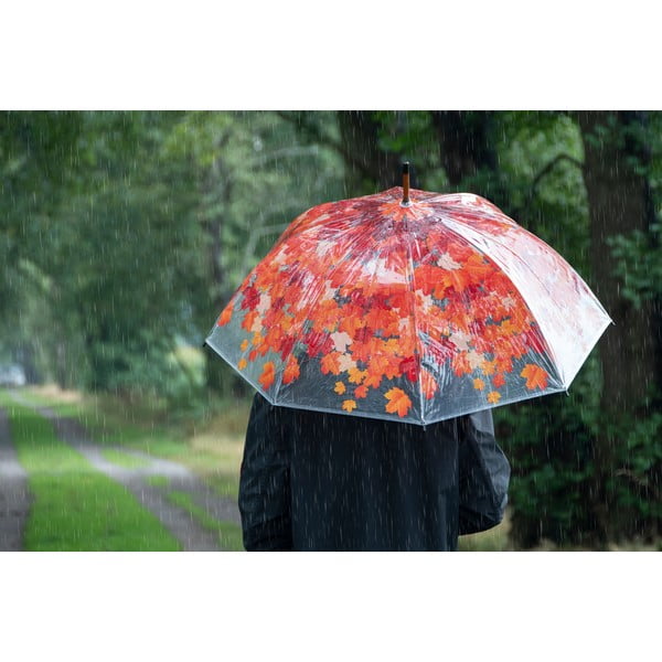 Skaidrus skėtis Esschert Design Ambiance Birdcage Fall Leaves, ⌀ 93 cm-image-1