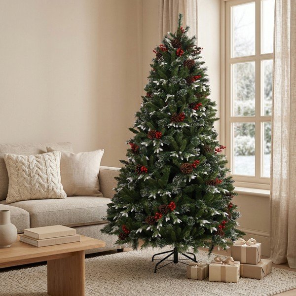 Kalėdinė eglutė aukštis 150 cm Snowy Pine LED – Můj Stromeček-image-1