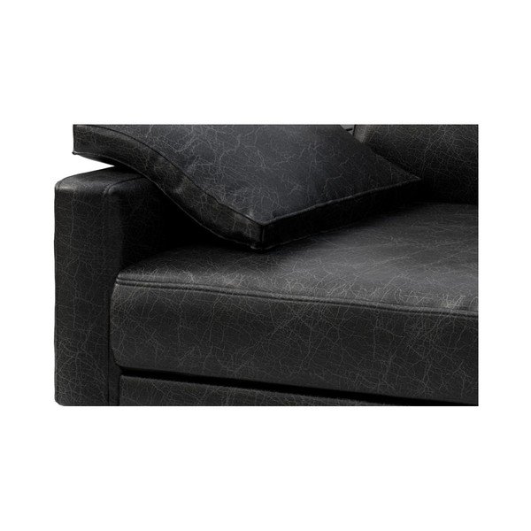 Juoda odinė sofa MESONICA Musso, 211 cm-image-4
