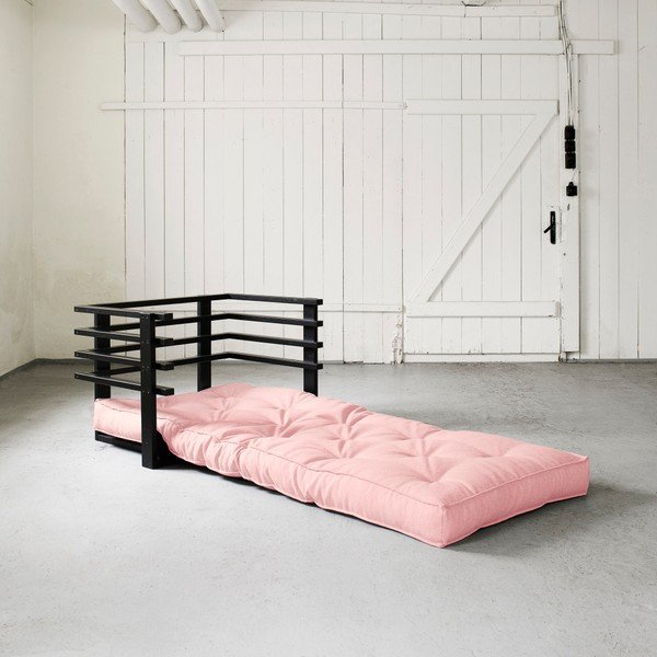 Kintamas fotelis "Karup Funk Black/Pink Peonie-image-1