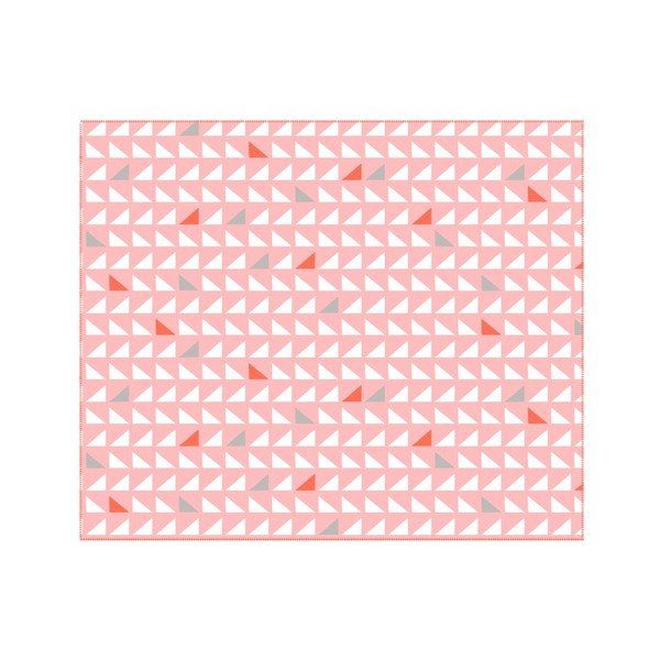 Antklodė Trikampiai rožinė, 180x150 cm-image-4